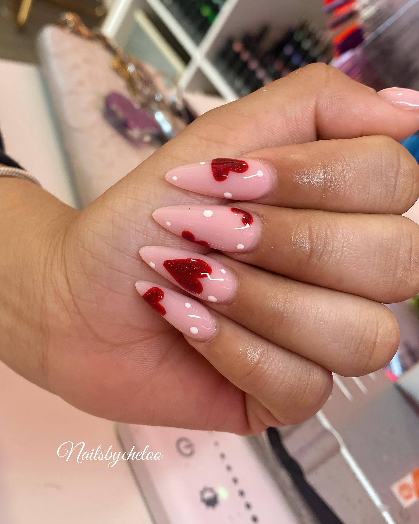 Valentine's Day Themed Nails