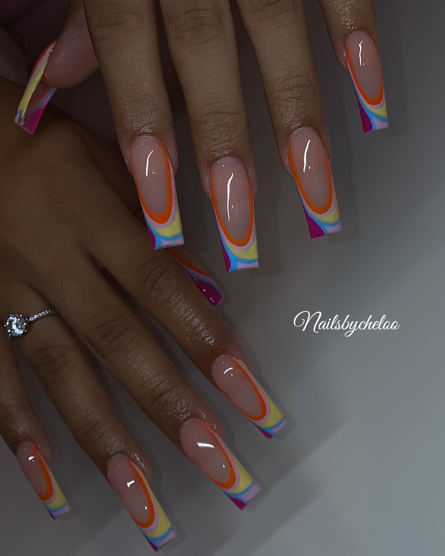 Colorful Artistic Nails