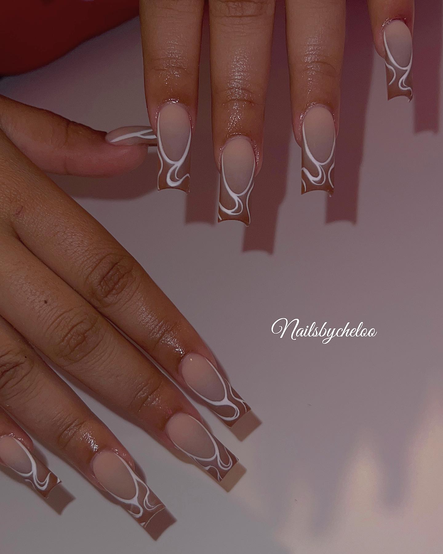 Elegant Artistic Nail Design