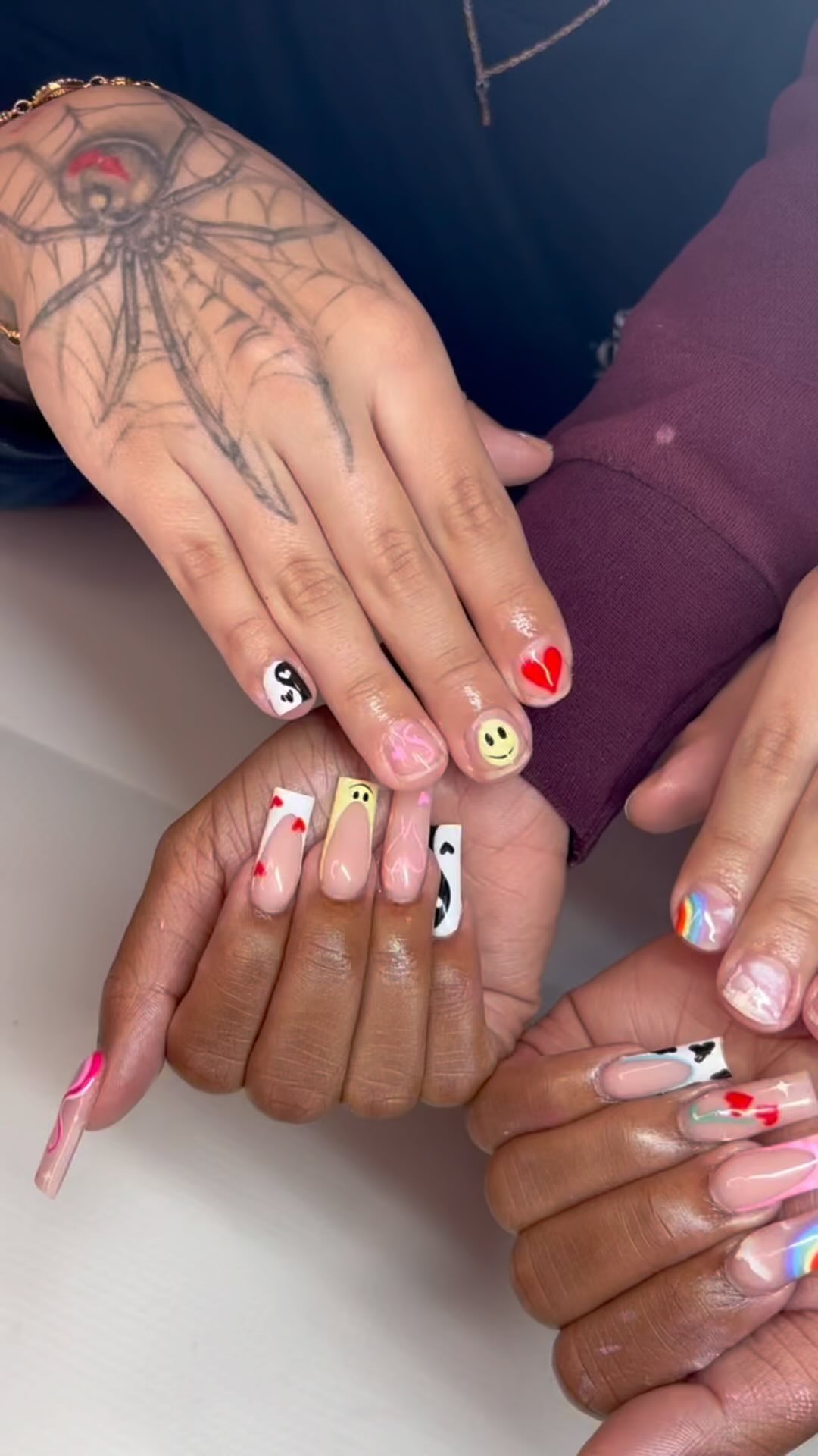 Artistic Colorful Nails