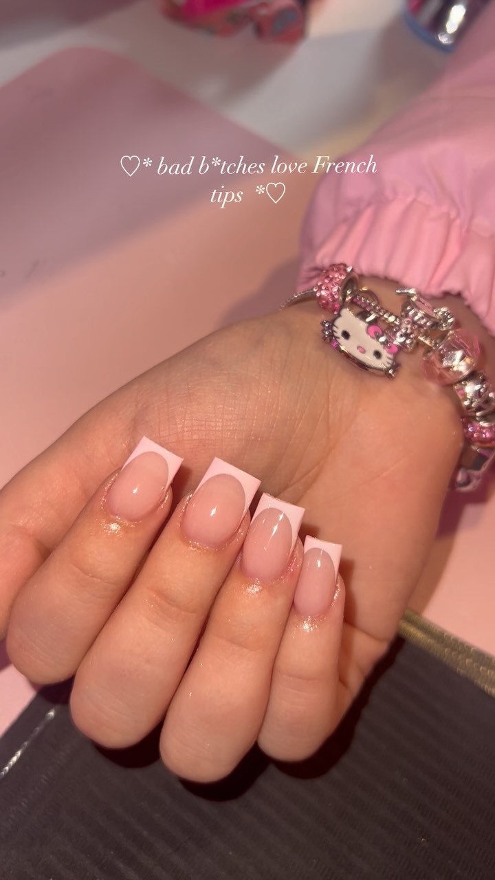 Stylish French Tip Nails