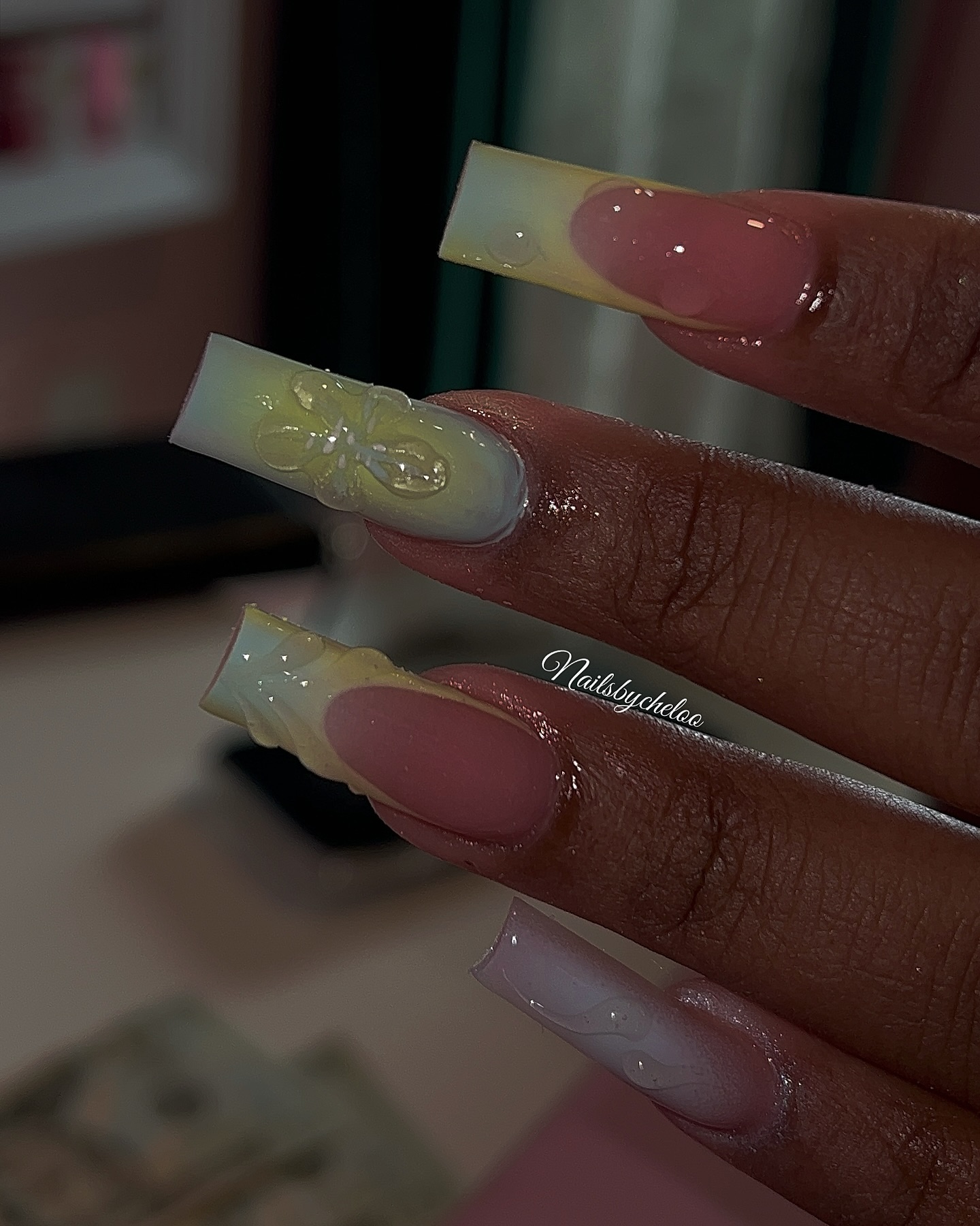 Artistic Ombre Nails