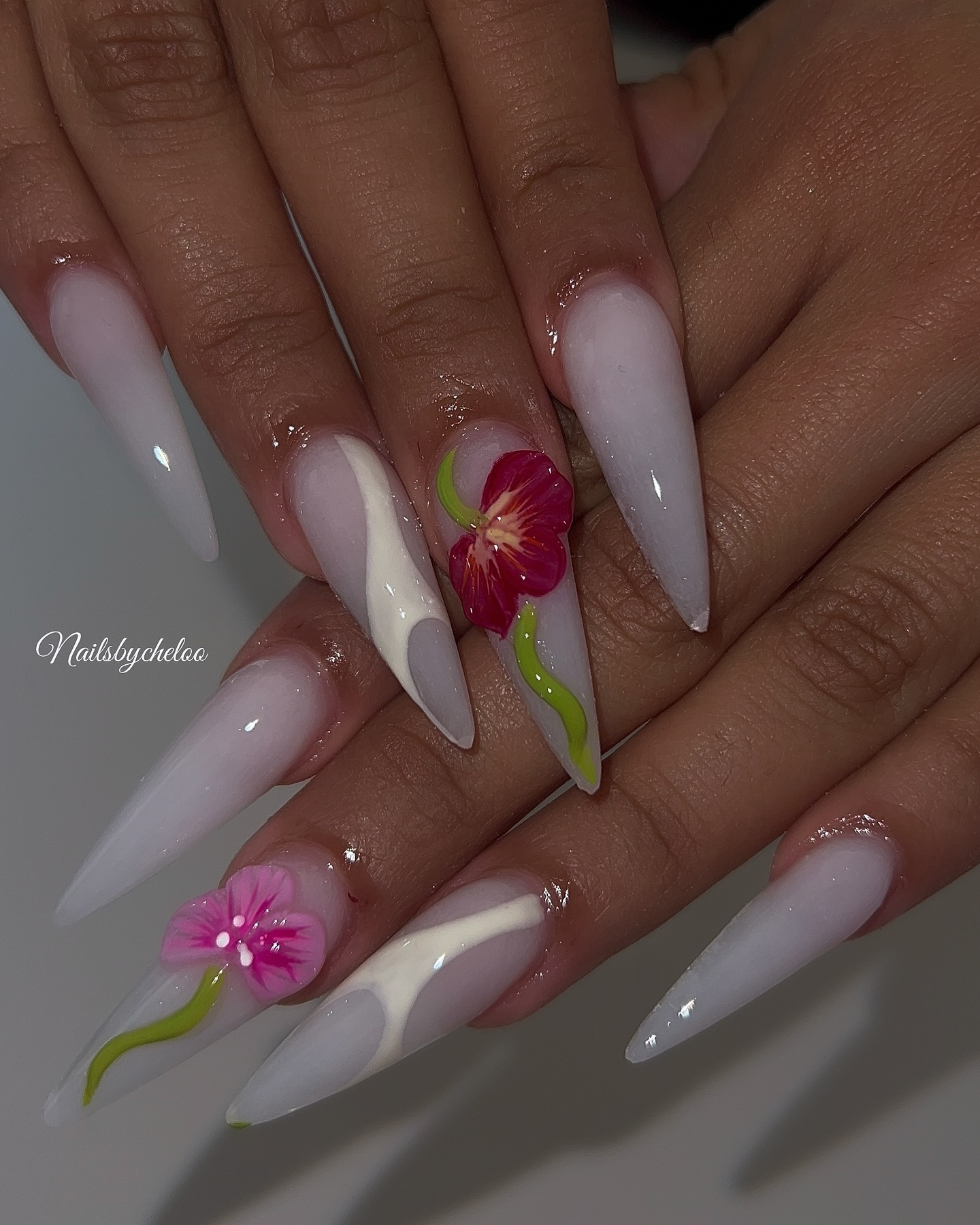 Floral Nail Art