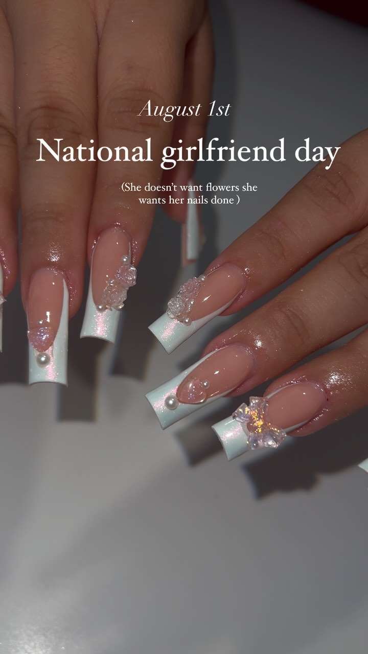 Gorgeous Nail Design for National Girlfriend Day