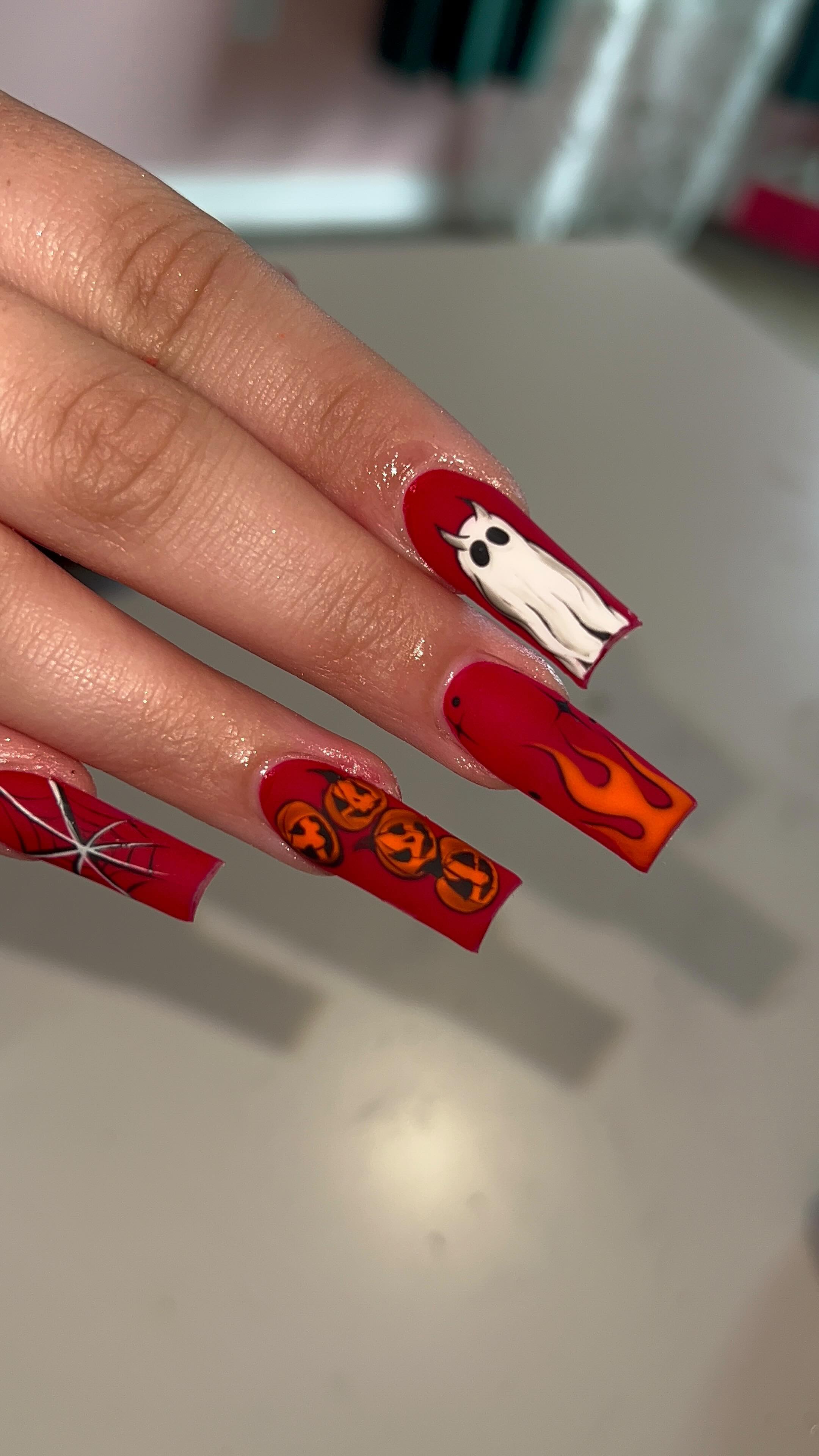 Halloween Themed Nails