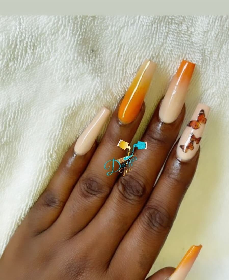 Elegant Ombre Nail Design