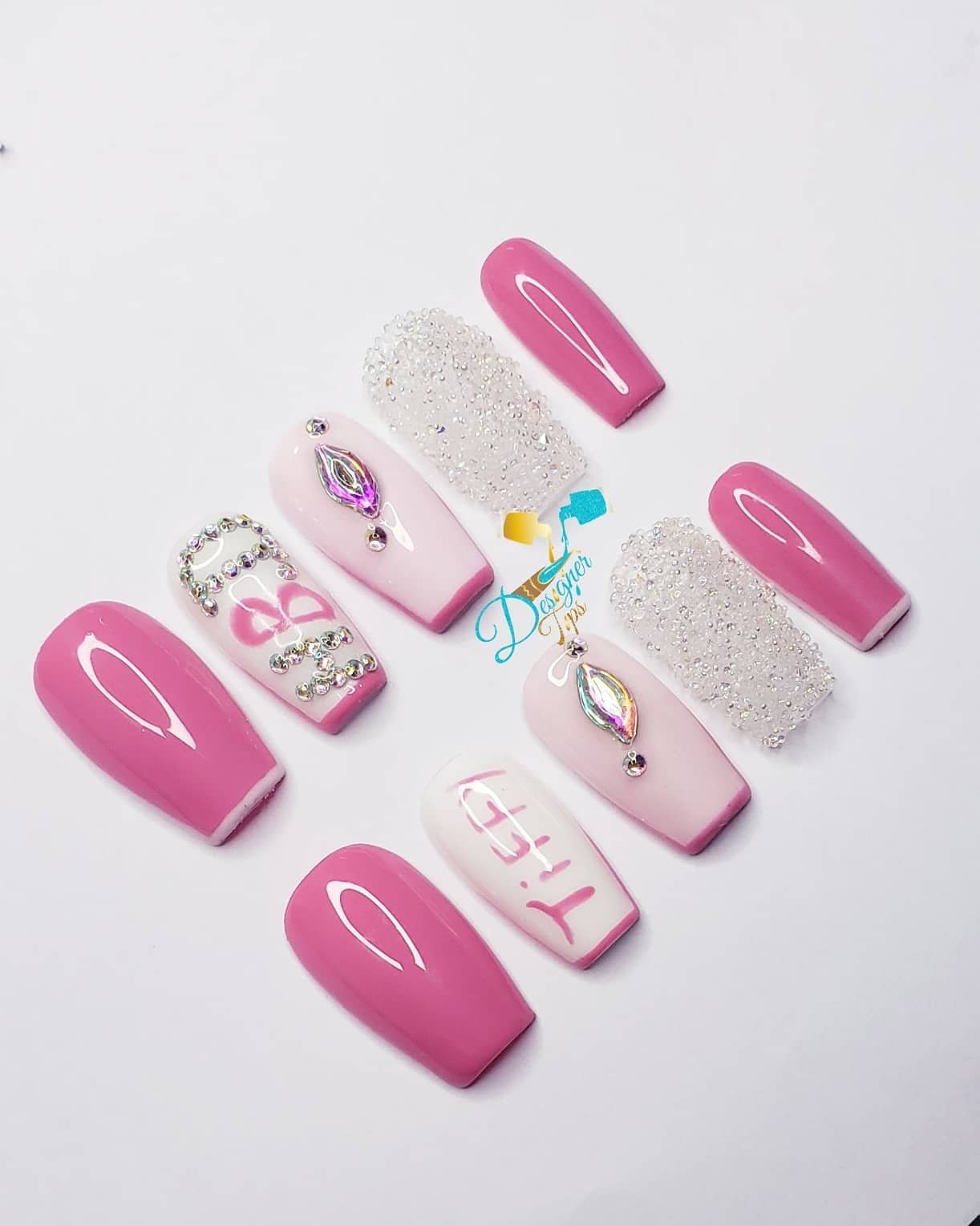 Elegant Pink Nail Design