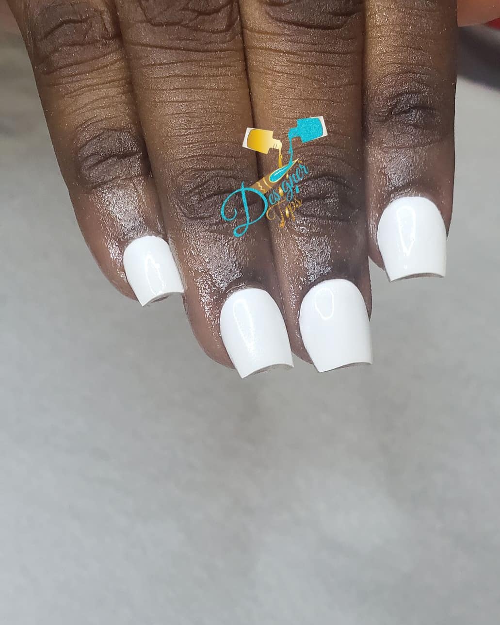 Elegant White Nails