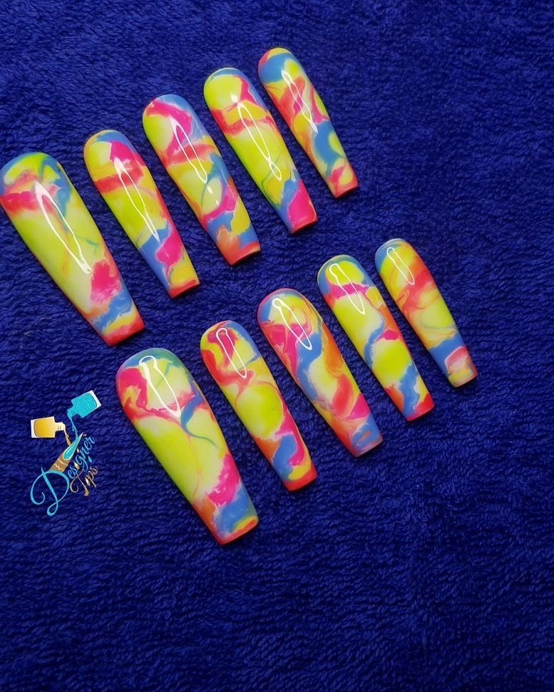 Colorful Artistic Nail Design