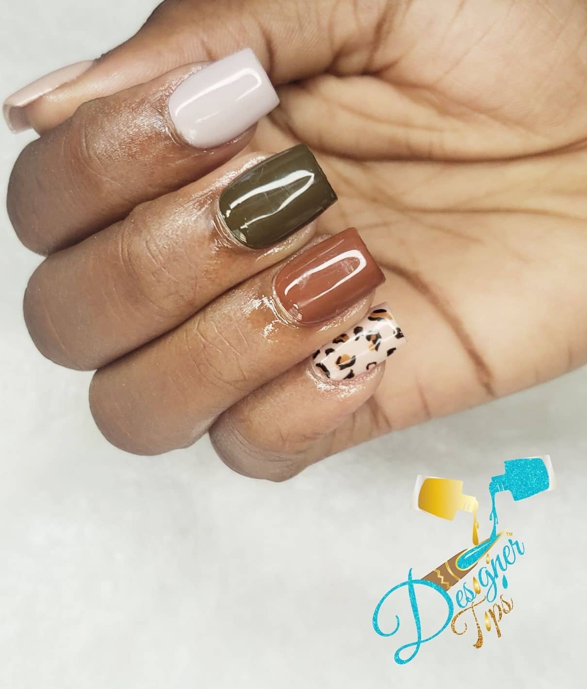 Stylish Multi-Colored Nails