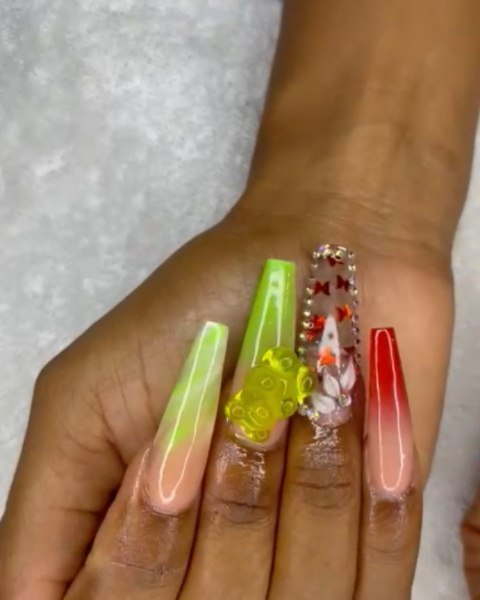 Colorful Artistic Nails