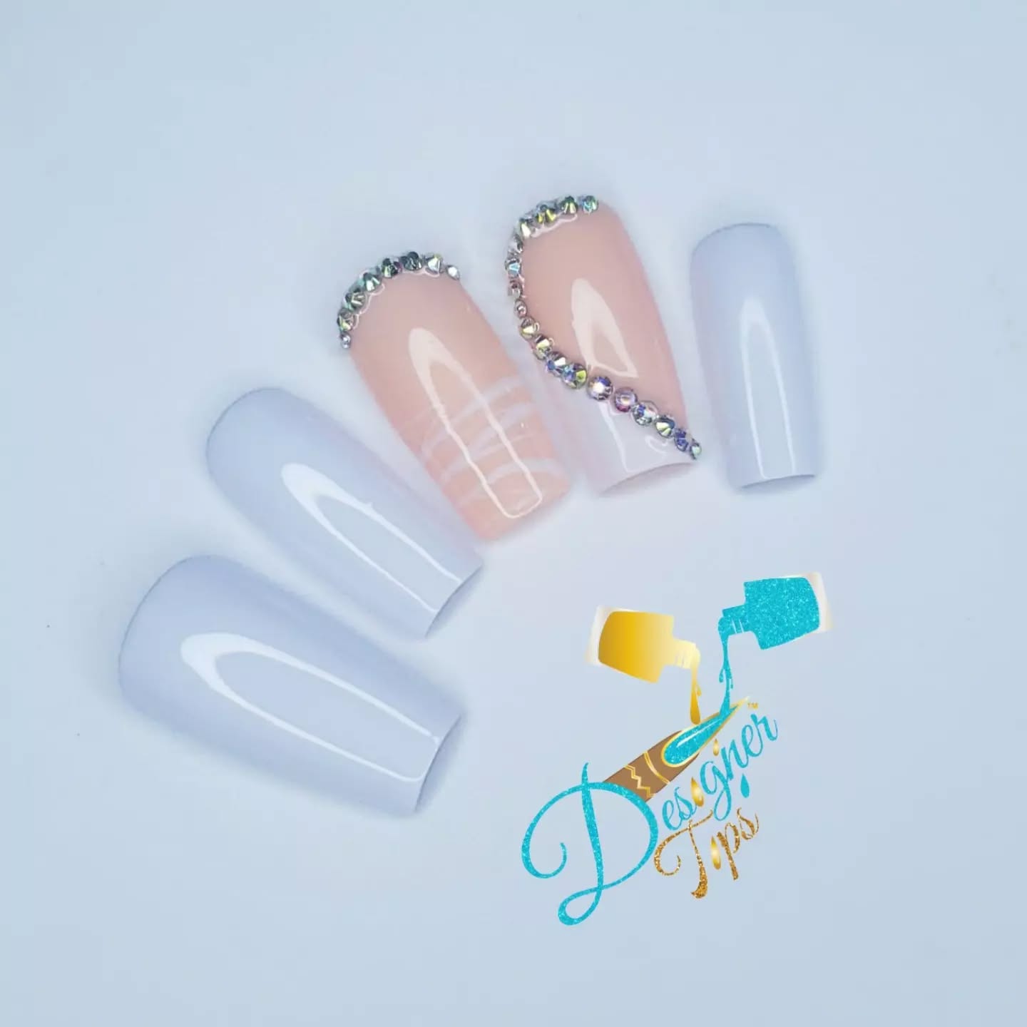 Elegant Nail Designs with Gems