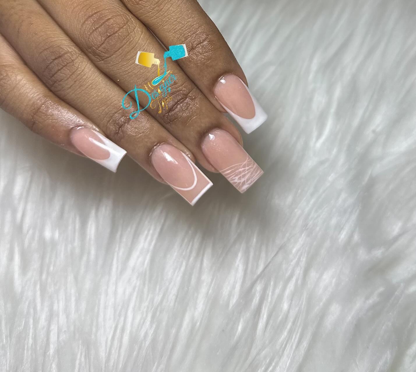 Stylish Nude French Tip Nails