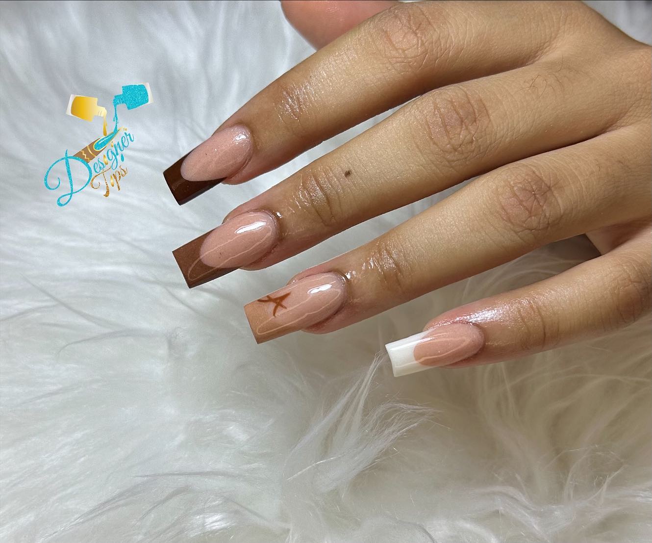 Stylish Mixed Color Nails