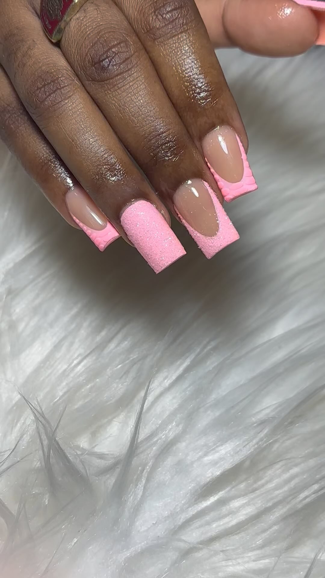 Stylish Pink Nails