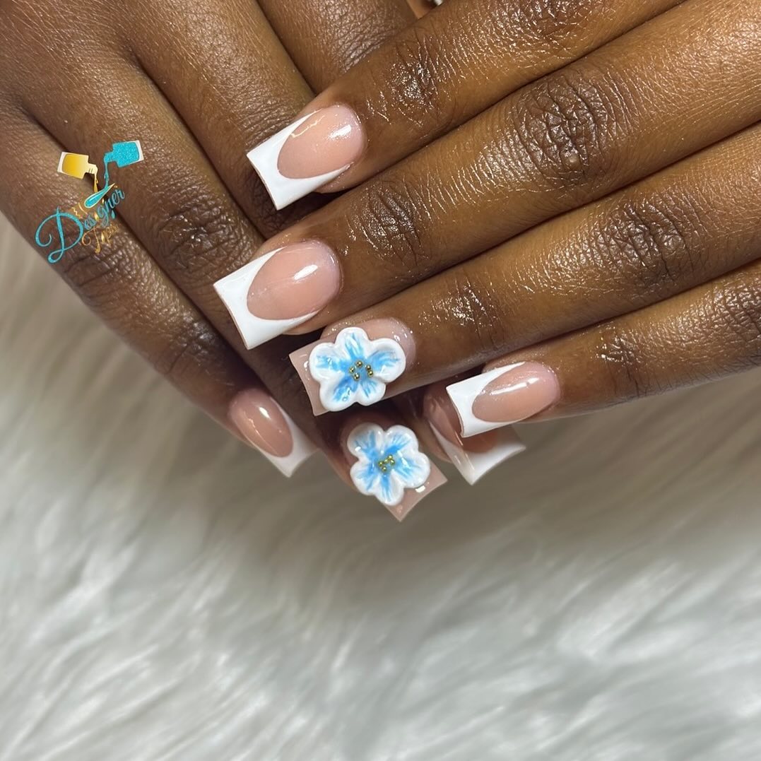 Elegant Floral Nail Art