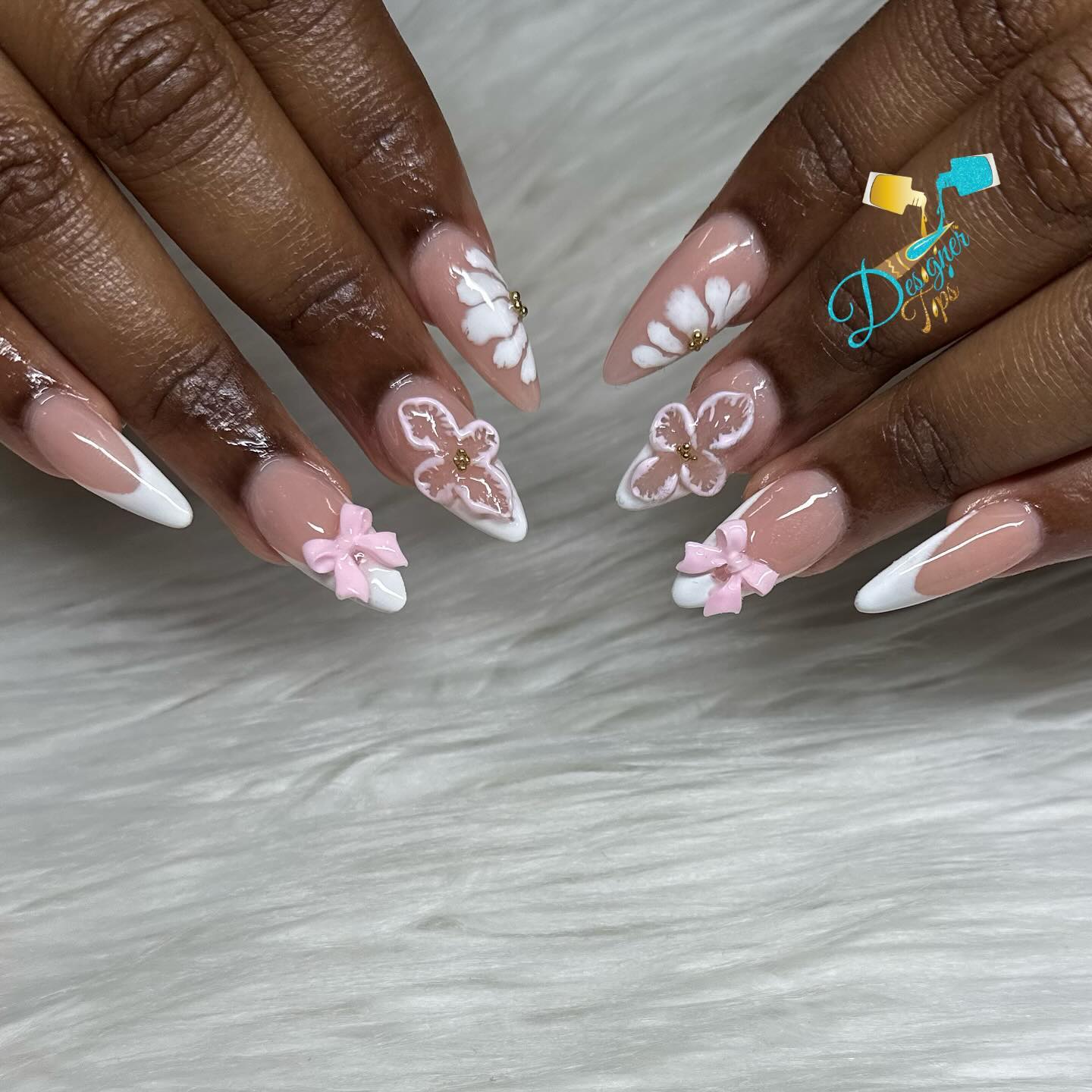 Elegant Floral Nail Art