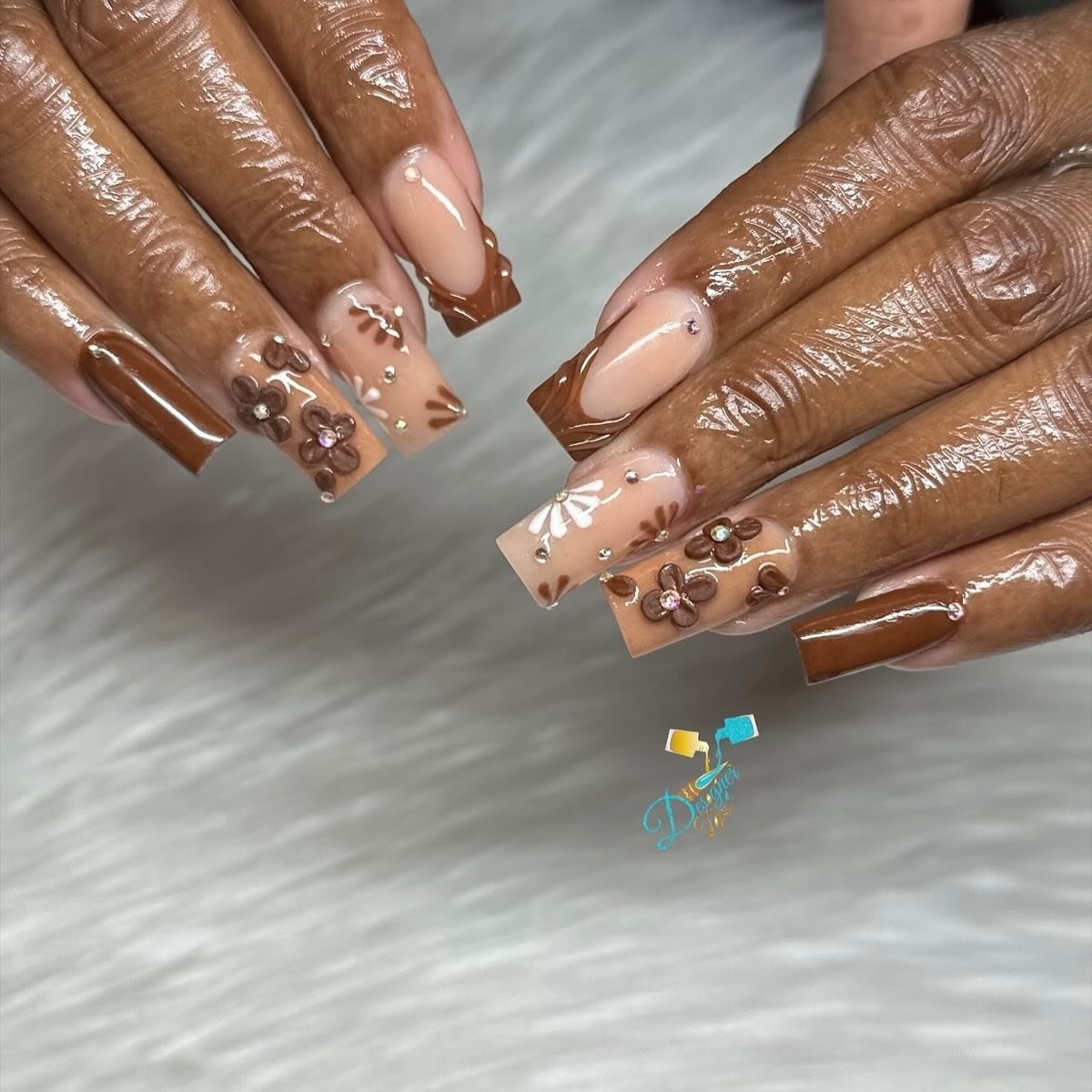 Elegant Floral Nail Art