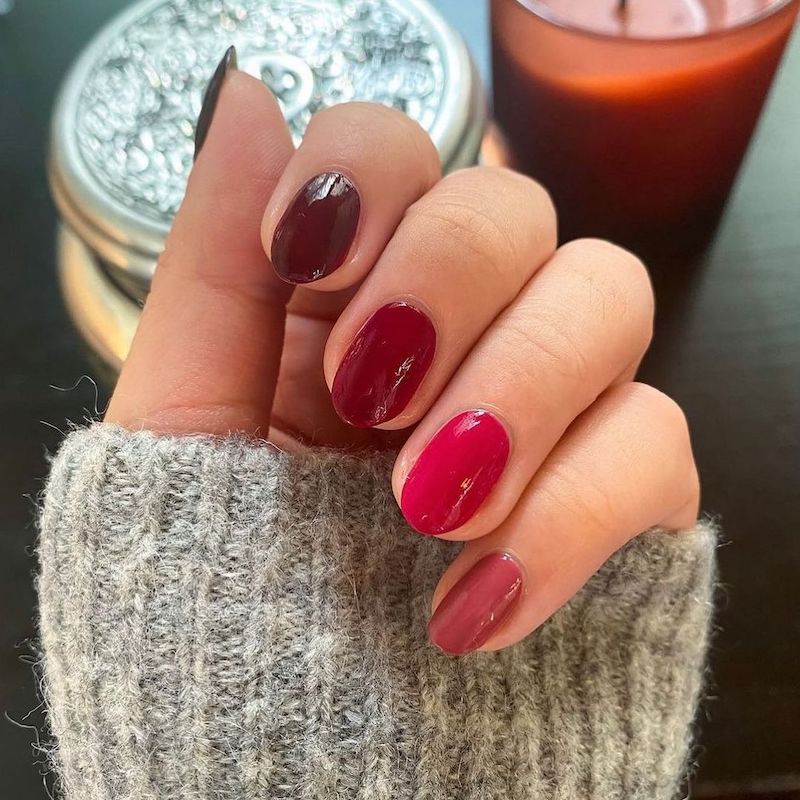 Elegant Fall Nail Design
