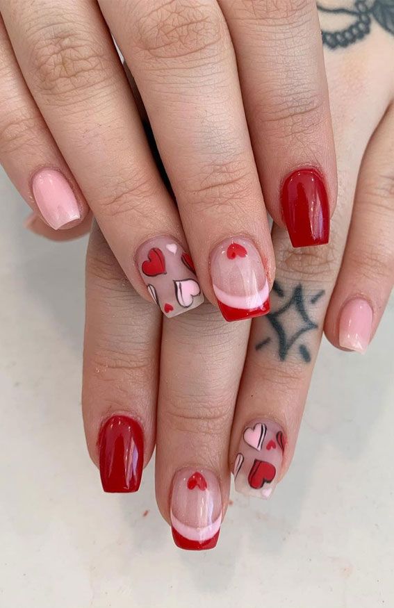Elegant Valentine's Day Nails