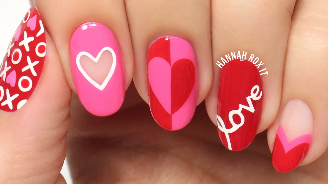 Valentine's Day Nail Art