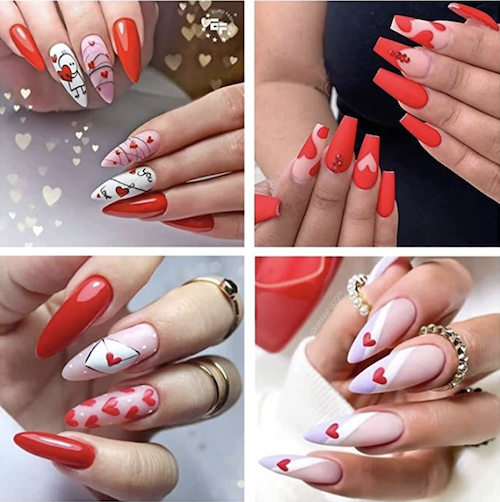 Valentine's Day Nail Art