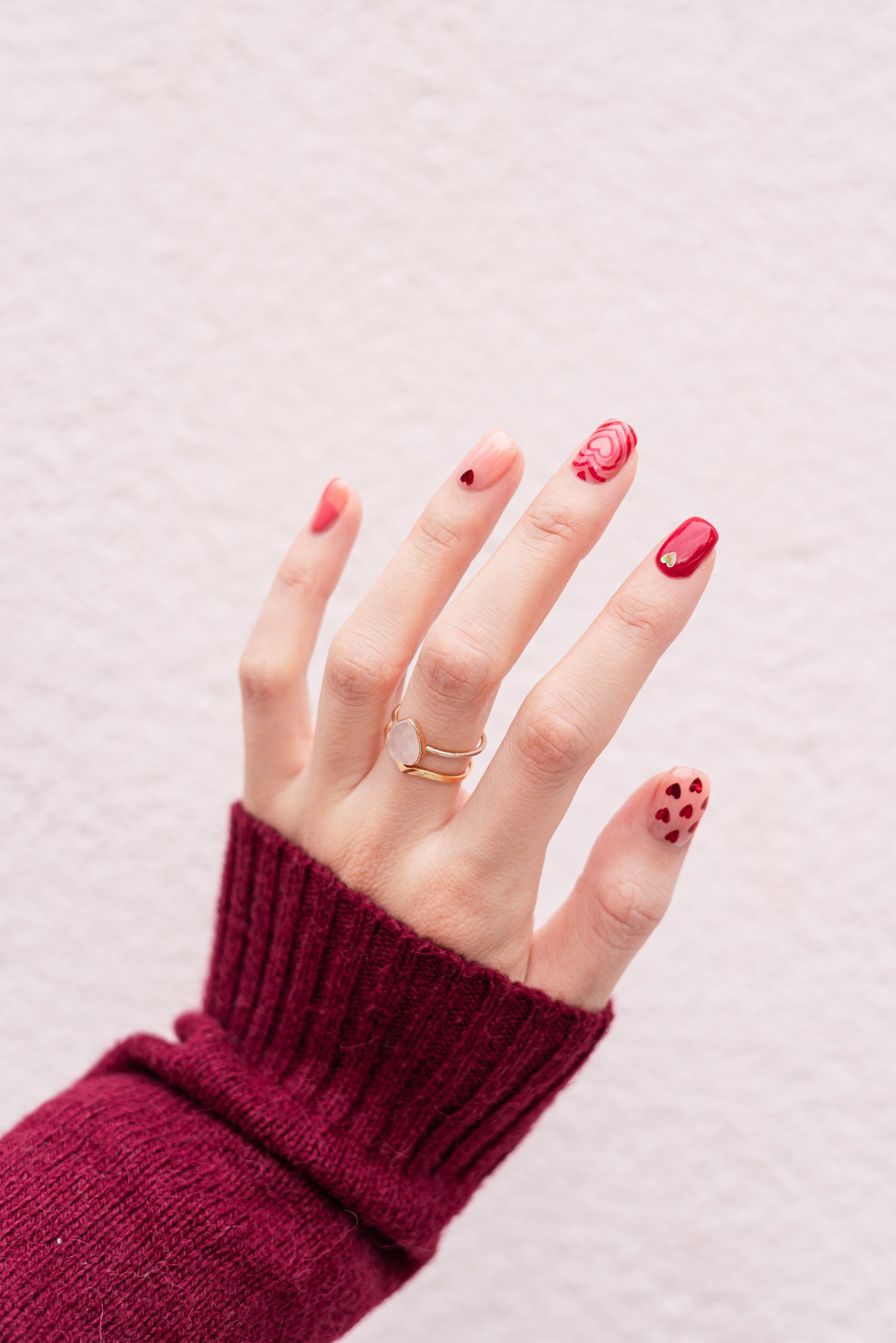 Stylish Valentines Nails