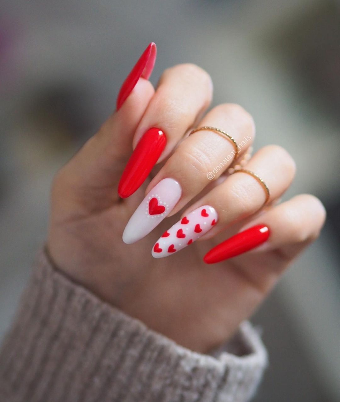 Valentine's Day Inspired Nail Art