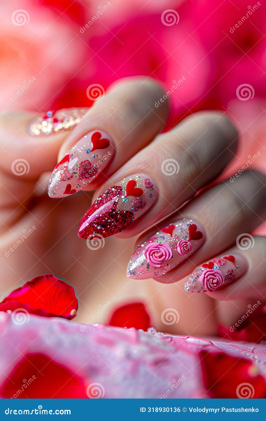 Valentine’s Day Nail Art